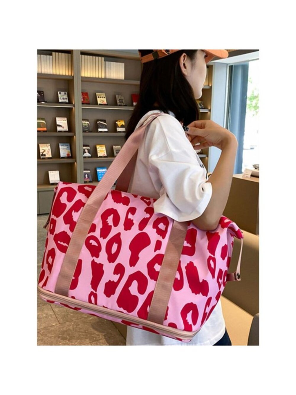 Leopard Print Travel Bag